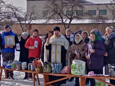 Святое Богоявление в Новозыбковском благочинии. Фоторепортаж. Акция «Листовки о Святой воде и о Богоявлении».