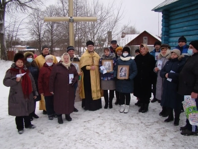 Святое Богоявление в Новозыбковском благочинии. Фоторепортаж. Акция «Листовки о Святой воде и о Богоявлении».