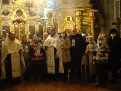 Святое Богоявление в Новозыбковском благочинии. Фоторепортаж. Акция «Листовки о Святой воде и о Богоявлении».