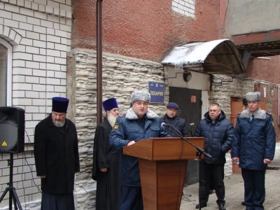 В СИЗО-2 города Новозыбкова освятили часовню в честь святого Блгв. вел. кн. Александра Невского