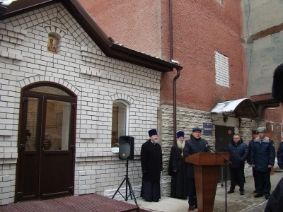 В СИЗО-2 города Новозыбкова освятили часовню в честь святого Блгв. вел. кн. Александра Невского