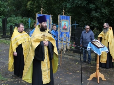 В день освобождения Новозыбковской земли от немецко-фашистских захватчиков совершена молитва о упокоении павших воинов-освободителей