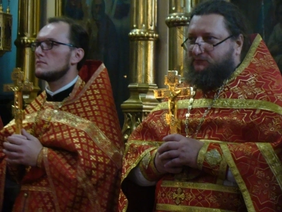 Престольный праздник прихода храма в честь Чуда Архистратига Михаила в Хонех города Новозыбков Клинцовской Епархии