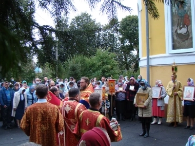 Престольный праздник прихода храма в честь Чуда Архистратига Михаила в Хонех города Новозыбков Клинцовской Епархии