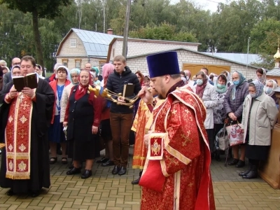 Престольный праздник прихода храма в честь Чуда Архистратига Михаила в Хонех города Новозыбков Клинцовской Епархии