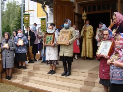 Престольный праздник прихода храма в честь Чуда Архистратига Михаила в Хонех города Новозыбков Клинцовской Епархии