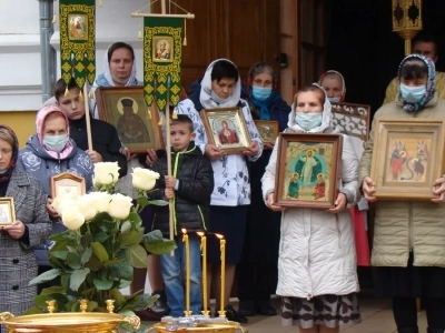 Престольный праздник прихода храма в честь Чуда Архистратига Михаила в Хонех города Новозыбков Клинцовской Епархии