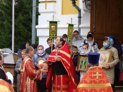 Престольный праздник прихода храма в честь Чуда Архистратига Михаила в Хонех города Новозыбков Клинцовской Епархии