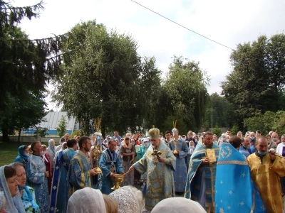 В день празднования иконе Божией Матери «Почаевская» Епископ Клинцовский и Трубчевский Владимир возглавил праздничное богослужение в городе Новозыбкове