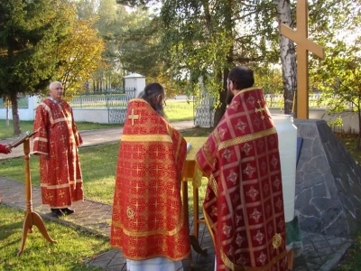 Престольный праздник прихода храма в честь Чуда Архистратига Михаила в Хонех города Новозыбков Клинцовской Епархии