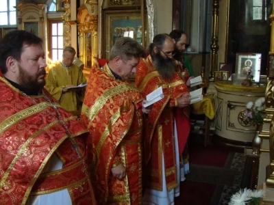 Престольный праздник прихода храма в честь Чуда Архистратига Михаила в Хонех города Новозыбков Клинцовской Епархии