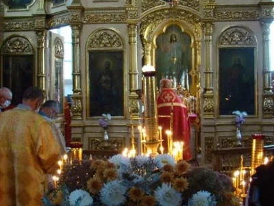 Престольный праздник прихода храма в честь Чуда Архистратига Михаила в Хонех города Новозыбков Клинцовской Епархии