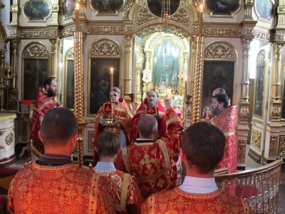 Престольный праздник прихода храма в честь Чуда Архистратига Михаила в Хонех города Новозыбков Клинцовской Епархии