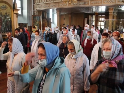 Престольный праздник прихода храма в честь Чуда Архистратига Михаила в Хонех города Новозыбков Клинцовской Епархии