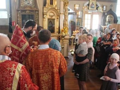 Престольный праздник прихода храма в честь Чуда Архистратига Михаила в Хонех города Новозыбков Клинцовской Епархии