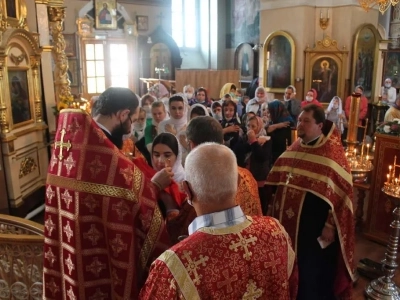 Престольный праздник прихода храма в честь Чуда Архистратига Михаила в Хонех города Новозыбков Клинцовской Епархии