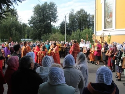 Престольный праздник прихода храма в честь Чуда Архистратига Михаила в Хонех города Новозыбков Клинцовской Епархии