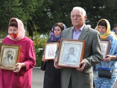 Престольный праздник прихода храма в честь Чуда Архистратига Михаила в Хонех города Новозыбков Клинцовской Епархии