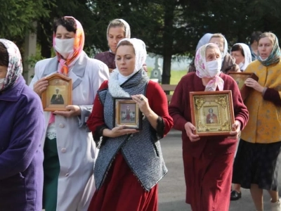 Престольный праздник прихода храма в честь Чуда Архистратига Михаила в Хонех города Новозыбков Клинцовской Епархии