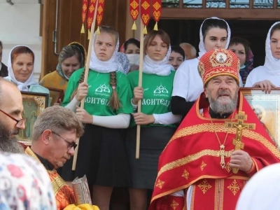 Престольный праздник прихода храма в честь Чуда Архистратига Михаила в Хонех города Новозыбков Клинцовской Епархии