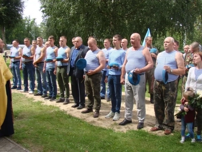 Молитва о воздушно-десантном воинстве Российском в день памяти Пророка Божия Илии совершена в Соборном храме Новозыбковского благочиния