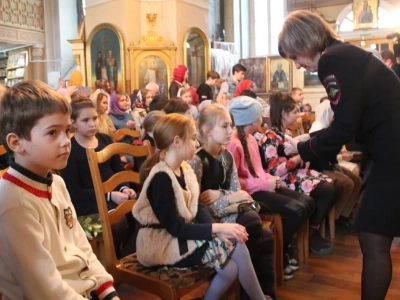 Душеполезная Великопостная беседа с воспитанниками Воскресных школ города Новозыбкова и школ Новозыбковского административного округа, а также беседа о безопасности дорожного движения