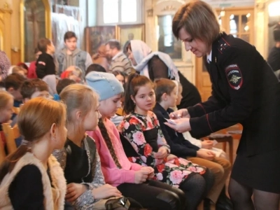 Душеполезная Великопостная беседа с воспитанниками Воскресных школ города Новозыбкова и школ Новозыбковского административного округа, а также беседа о безопасности дорожного движения